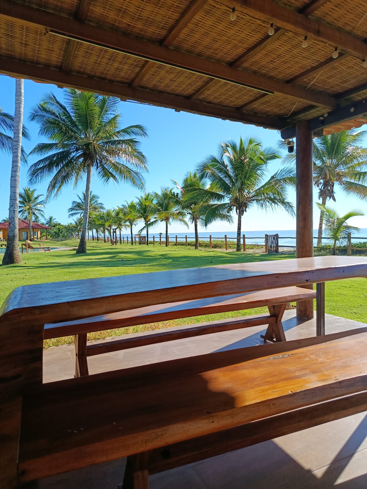 Vista da praia — litoral baiano